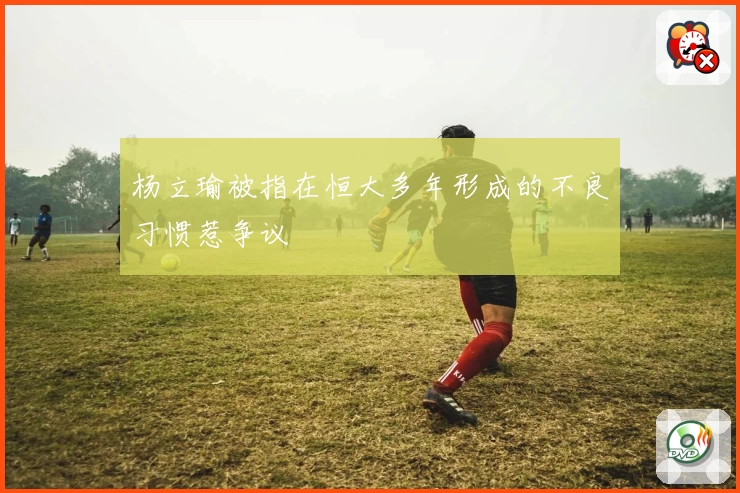 杨立瑜被指在恒大多年形成的不良习惯惹争议